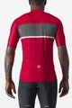 CASTELLI Tricou de ciclism cu mânecă scurtă - TRADIZIONE - roșu