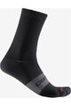 CASTELLI Șosete clasice de ciclism - ESPRESSO 15 - negru