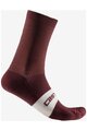CASTELLI Șosete clasice de ciclism - ESPRESSO 15 - bordo