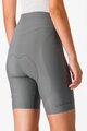 CASTELLI Pantaloni scurți de ciclism fără bretele - gri