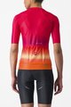CASTELLI Tricou de ciclism cu mânecă scurtă - CLIMBER'S 4.0 W - roșu