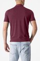 CASTELLI maiou Polo - MERINO POLO - bordo