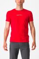 CASTELLI Tricou de ciclism cu mânecă scurtă - CLASSICO - roșu