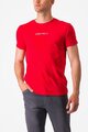 CASTELLI Tricou de ciclism cu mânecă scurtă - CLASSICO - roșu