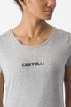 CASTELLI Tricou de ciclism cu mânecă scurtă - CLASSICO W - gri