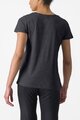 CASTELLI Tricou de ciclism cu mânecă scurtă - CLASSICO W TEE - negru