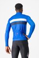 CASTELLI Tricou de cilism pentru iarnă cu mânecă lungă - LINEARE - albastru