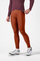 CASTELLI Pantaloni de ciclism lungi cu bretele - ESPRESSO - roșu
