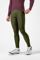 CASTELLI Pantaloni de ciclism lungi cu bretele - ESPRESSO - verde
