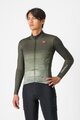 CASTELLI Tricou de cilism pentru iarnă cu mânecă lungă - UNLIMITED THERMAL - verde