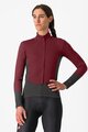 CASTELLI Jachetă termoizolantă de ciclism - PERFETTO AIR W - bordo