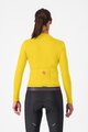 CASTELLI Tricou de cilism pentru iarnă cu mânecă lungă - ESPRESSO THERMAL W - galben