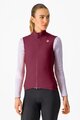 CASTELLI Vestă de ciclism - ESPRESSO W - bordo