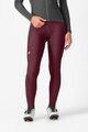 CASTELLI Pantaloni de ciclism lungi cu bretele - ESPRESSO W DT - bordo