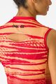 CASTELLI Tricoul de ciclism fără mâneci - INSIDER 2 W - roșu