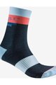 CASTELLI Șosete clasice de ciclism - VELOCISSIMA 2 THERMAL - albastru