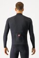 CASTELLI Tricou de cilism pentru iarnă cu mânecă lungă - AERO RACE - negru