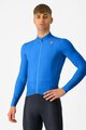 CASTELLI Tricou de cilism pentru iarnă cu mânecă lungă - AERO RACE - albastru