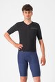 CASTELLI Pantaloni scurți de ciclism cu bretele - PREMIO EVO - albastru