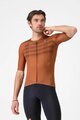 CASTELLI Tricou de ciclism cu mânecă scurtă - AERO RACE 8S - maro
