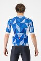 CASTELLI Tricou de ciclism cu mânecă scurtă - HERITAGE - albastru