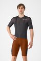 CASTELLI Pantaloni scurți de ciclism cu bretele - UNLIMITED ENDURANCE - roșu