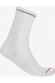 CASTELLI Șosete clasice de ciclism - PREMIO EVO 18 - alb