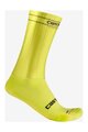 CASTELLI Șosete clasice de ciclism - FAST FEET 3 18 - galben