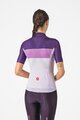 CASTELLI Tricou de ciclism cu mânecă scurtă - ELEGANTE - mov/roz/alb