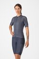 CASTELLI Pantaloni scurți de ciclism cu bretele - UNLIMITED ENDURANCE W DT - albastru