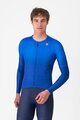 CASTELLI Tricou de ciclism cu mânecă lungă de vară - UPF LONG - albastru