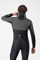 CASTELLI Jachetă rezistentă la vânt de ciclism - FLY UNLTD - negru/gri