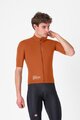 CASTELLI Jachetă rezistentă la vânt de ciclism - DO.DI.CI. SHORT SLEEVE - maro