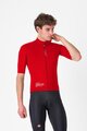 CASTELLI Jachetă rezistentă la vânt de ciclism - DO.DI.CI. SHORT SLEEVE - roșu