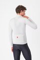 CASTELLI Tricou de cilism pentru iarnă cu mânecă lungă - PURO 4 - alb