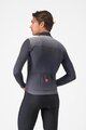 CASTELLI Tricou de cilism pentru iarnă cu mânecă lungă - APICE - gri