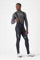 CASTELLI Pantaloni de ciclism lungi cu bretele - POLARE 4 - negru