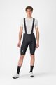 CASTELLI Pantaloni scurți de ciclism cu bretele - OMLOOP THERMAL - negru
