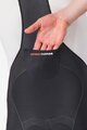 CASTELLI Pantaloni scurți de ciclism cu bretele - OMLOOP THERMAL - negru