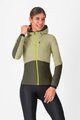 CASTELLI Jachetă termoizolantă de ciclism - UNLIMITED W - verde
