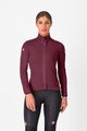 CASTELLI Jachetă termoizolantă de ciclism - ALPHA 150 W - bordo