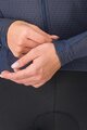 CASTELLI Tricou de cilism pentru iarnă cu mânecă lungă - SFIDA 3 - albastru