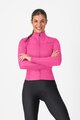 CASTELLI Tricou de cilism pentru iarnă cu mânecă lungă - SFIDA 3 - roz