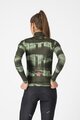 CASTELLI Tricou de cilism pentru iarnă cu mânecă lungă - BLUR THERMAL - verde