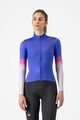 CASTELLI Tricou de cilism pentru iarnă cu mânecă lungă - CORSO THERMAL - mov
