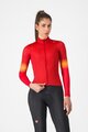 CASTELLI Tricou de cilism pentru iarnă cu mânecă lungă - CORSO THERMAL - roșu