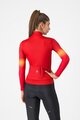 CASTELLI Tricou de cilism pentru iarnă cu mânecă lungă - CORSO THERMAL - roșu
