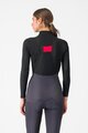 CASTELLI Tricou de ciclism cu mânecă lungă - FLANDERS 2 WARM W - negru