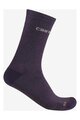 CASTELLI Șosete clasice de ciclism - DICIOTTO SOFT MERINO W - mov