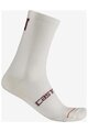 CASTELLI Șosete clasice de ciclism - COMO 15 W - alb